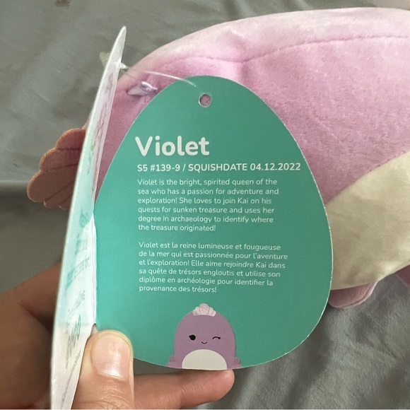 New Violet the octopus Squishmallows - Picture 6 of 7